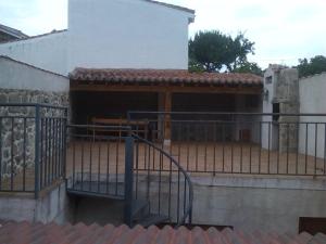 Ein Balkon oder eine Terrasse in der Unterkunft La plaza