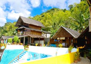 Bazén v ubytování MLK Bamboo Beachhouse nebo v jeho okolí