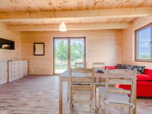 Гостиная зона в Domki VIP dla rodzin Ustka