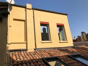 Das Gebäude in dem sich die Ferienwohnung befindet