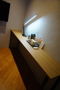 Kuchyň nebo kuchyňský kout v ubytování Super 8 Hotel @ Bayan Baru