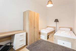 Postel nebo postele na pokoji v ubytování Apartment house in Vienna