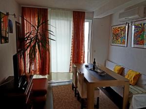 TV a/nebo společenská místnost v ubytování Apartman Kristin