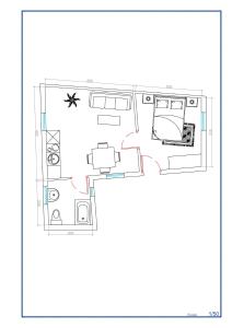 a room with a viewfourth floor plan at ESTUDIO FAMILIAR En EZCARAY in Ezcaray