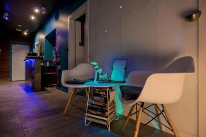 Posezení v ubytování Design B&B Bacvice Arti