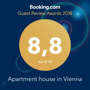 Certifikát, hodnocení, plakát nebo jiný dokument vystavený v ubytování Apartment house in Vienna