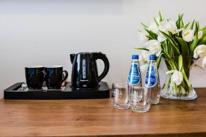 Príslušenstvo na prípravu kávy alebo čaju v ubytovaní Platinum Residence Boutique