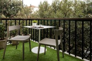 Balkón nebo terasa v ubytování Design B&B Bacvice Arti