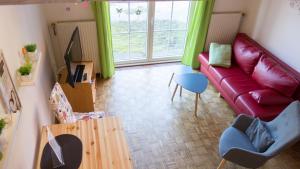 Posezení v ubytování Ferienhaus Elbtalaue