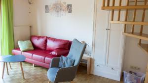Posezení v ubytování Ferienhaus Elbtalaue
