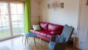Posezení v ubytování Ferienhaus Elbtalaue