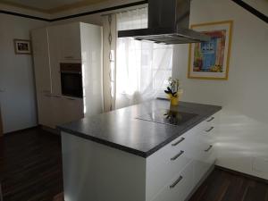 Kuchyň nebo kuchyňský kout v ubytování Vronis-Apartment + 11 fotografií
