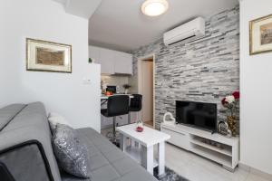 Televízia a/alebo spoločenská miestnosť v ubytovaní S & V Deluxe Apartments