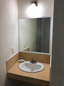 Koupelna v ubytování Hotel Xcalak