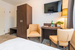 Μια τηλεόραση ή/και κέντρο ψυχαγωγίας στο Hotel Mukran