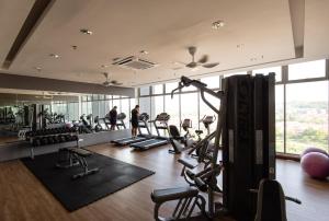 Centrum fitness w obiekcie Modern Luxury Studio
