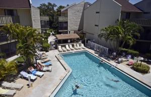 Výhled na bazén z ubytování Siesta Key Dream Vacation nebo okolí