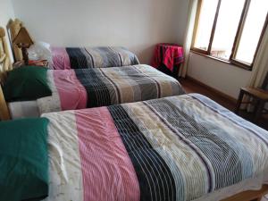 Letto o letti in una camera di Hostal Inti Wayra
