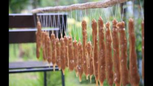 Ein Garten an der Unterkunft Wine House KNIAZ