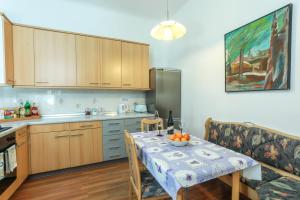 A kitchen or kitchenette at Apartments Pyros