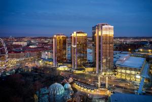 En generell vy över Göteborg eller utsikten över staden från hotellet