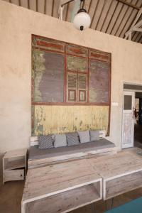 La Roja Bungalows的休息区