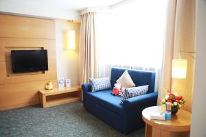 Posezení v ubytování Jinglun Hotel Beijing
