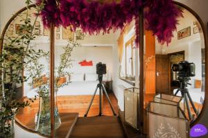 Ένα ή περισσότερα κρεβάτια σε δωμάτιο στο Country House Spitaki 