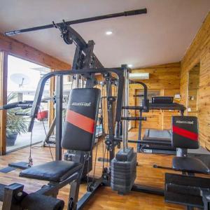 Fitness centrum a/nebo fitness zařízení v ubytování Nemesia City Center - Gurugram, Sector 29