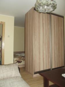 Ένα ή περισσότερα κρεβάτια σε δωμάτιο στο Kristinos Apartment