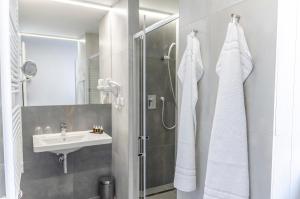 Koupelna v ubytování Hotel D1
