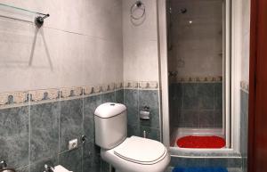 アリカンテにあるCentro/Rambla Alicanteのバスルーム(トイレ、シャワー付)