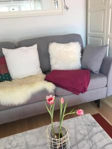 Posezení v ubytování Auszeit im Allgäu