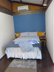 Postel nebo postele na pokoji v ubytování Pousada Container Eco Manguinhos