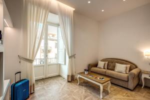Posezení v ubytování Sorrento Square Suites