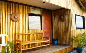 Balkón nebo terasa v ubytování MLK Bamboo Beachhouse