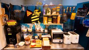 Set per la preparazione di tè e caffè presso Sabai B&B 澎湖船家寶民宿