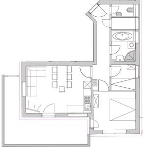 Půdorys ubytování Holiday Home Zillertal - Haus Gigl