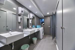 Ένα μπάνιο στο Albergue San Francisco