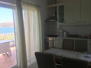 Kuchyň nebo kuchyňský kout v ubytování Apartments Lucija