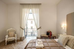 Posezení v ubytování Sorrento Square Suites