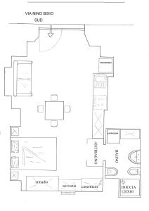 Plan de l'établissement Nino Bixio Apartment