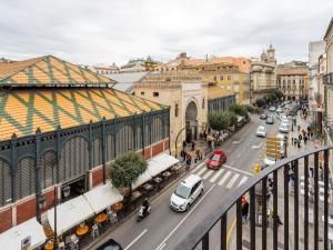 Výhľad na mesto Malaga alebo výhľad na mesto priamo z hotela