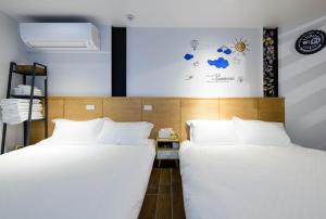 Voodi või voodid majutusasutuse One Attic B&B toas