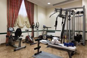 Fitness centrum a/nebo fitness zařízení v ubytování Hotel Royal Torino Centro Congressi