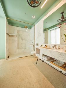 Koupelna v ubytování Hotel Boutique Casona del Colegio