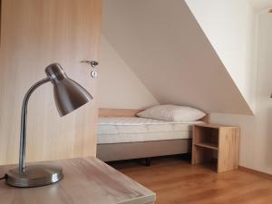 Postel nebo postele na pokoji v ubytování Apartmány Prima Nova Lake