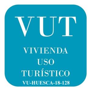 a logo for the university of vienna with a blue square at BIOK Ainsa Ordesa-Monte Perdido' in Aínsa