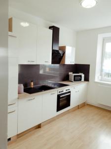 Kuchyň nebo kuchyňský kout v ubytování Ferienwohnung Koller