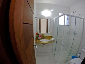Koupelna v ubytování Aquaville Apart Hotel